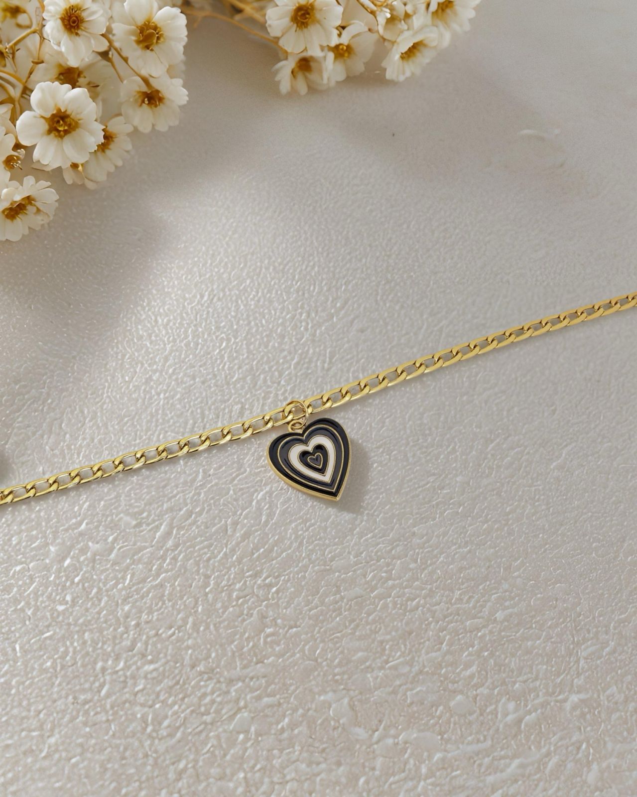 Heartline Pendant Anti Tarnish Chain