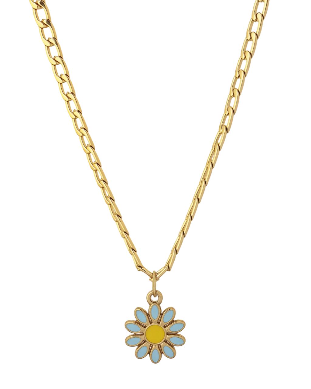 Flower Charm Anti Tarnish Chain