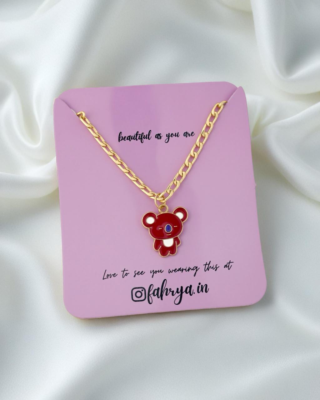 Cute Panda Anti Tarnish Chain