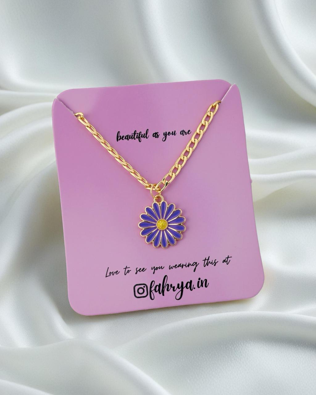 Daisy Flower Anti Tarnish Chain