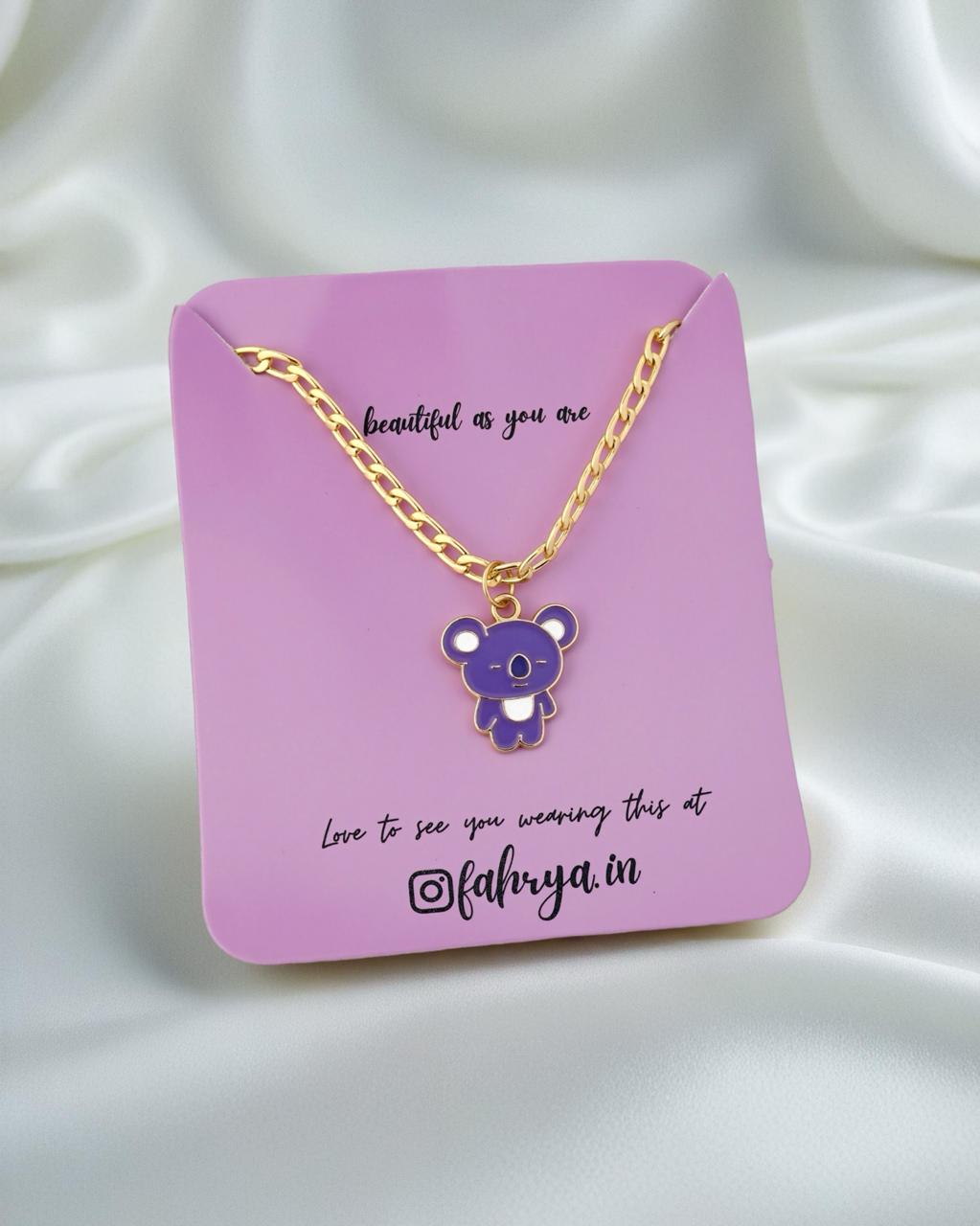 Cute Panda Anti Tarnish Chain
