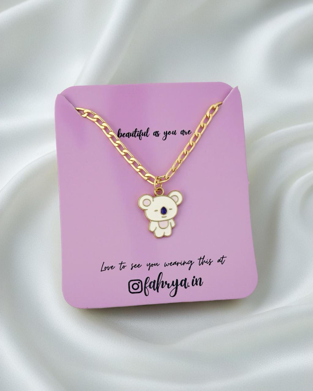 Cute Panda Anti Tarnish Chain