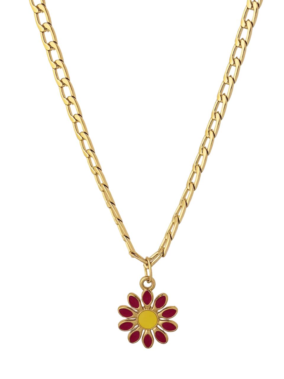 Flower Charm Anti Tarnish Chain