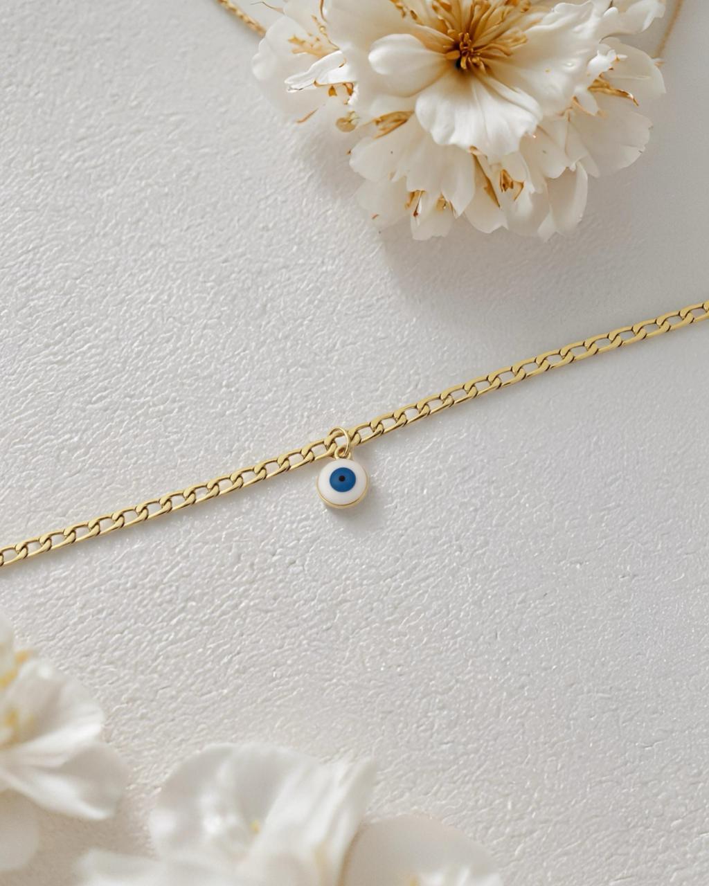 Evil Eye Anti Tarnish Chain