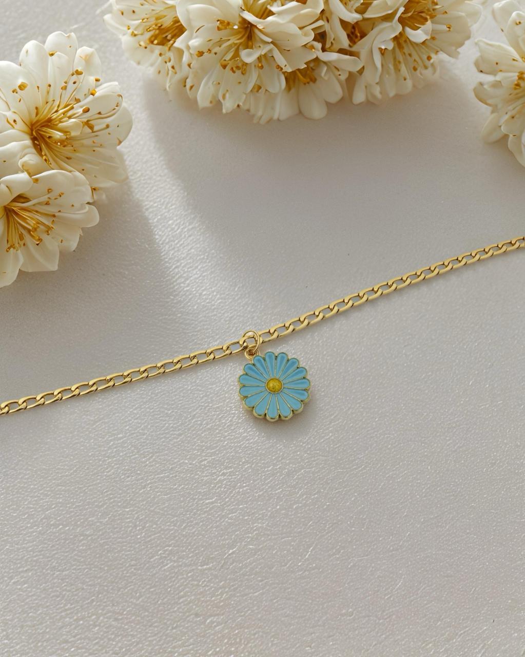 Daisy Flower Anti Tarnish Chain