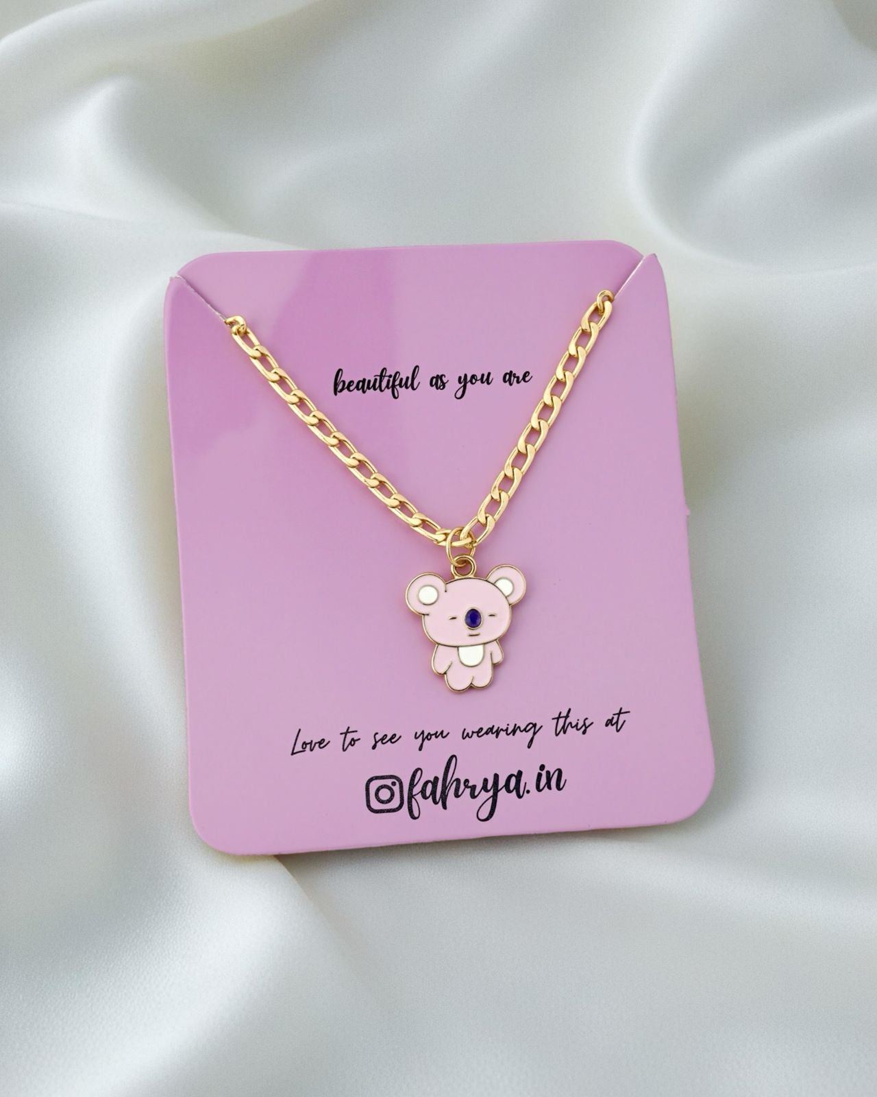 Cute Panda Anti Tarnish Chain