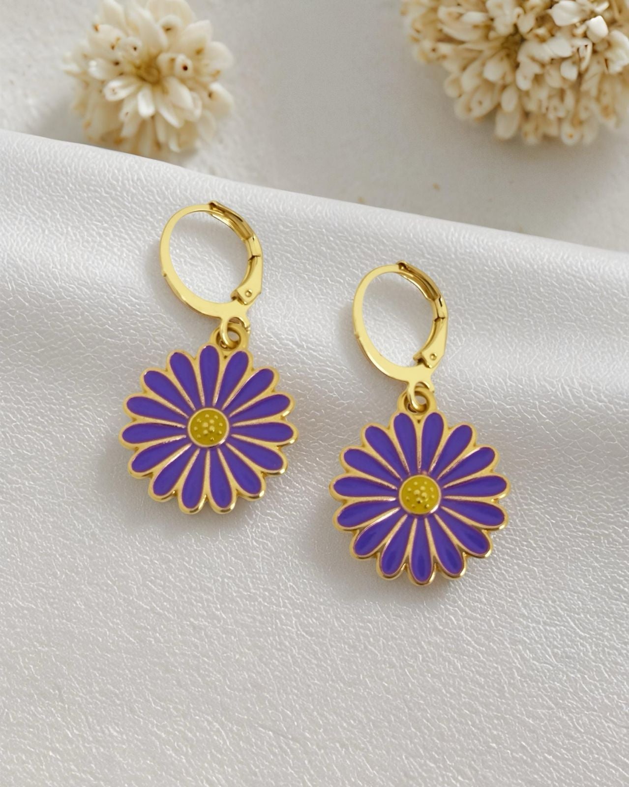 Daisy Flower Earrings