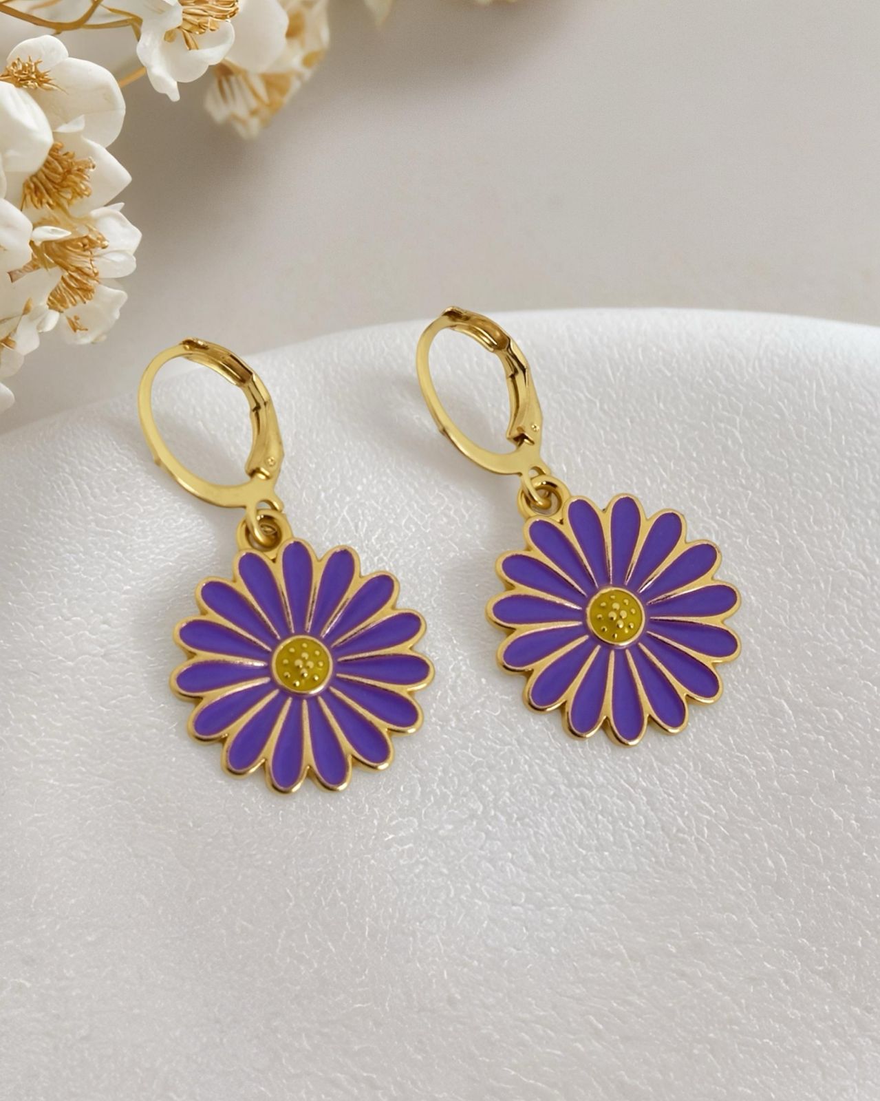 Daisy Flower Earrings