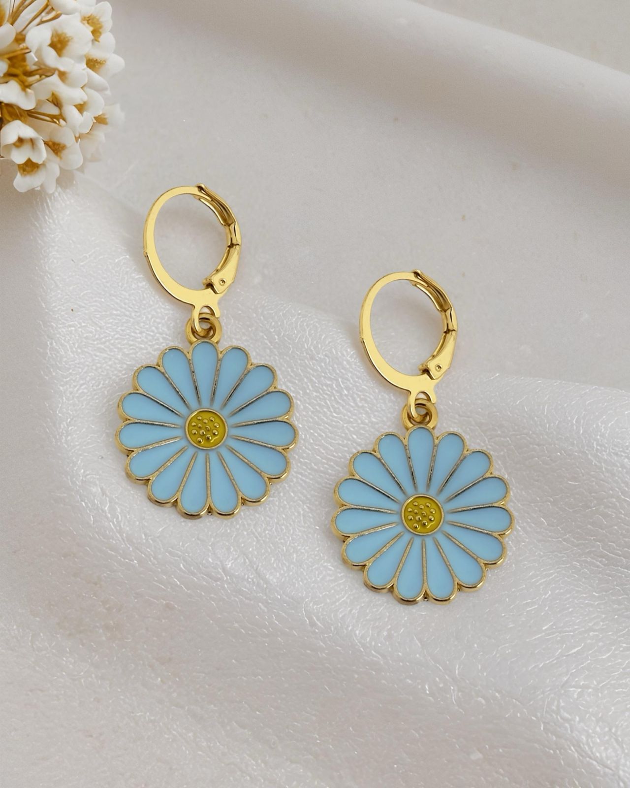Daisy Flower Earrings