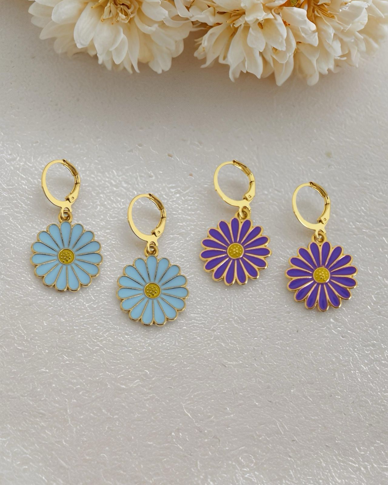Daisy Flower Earrings