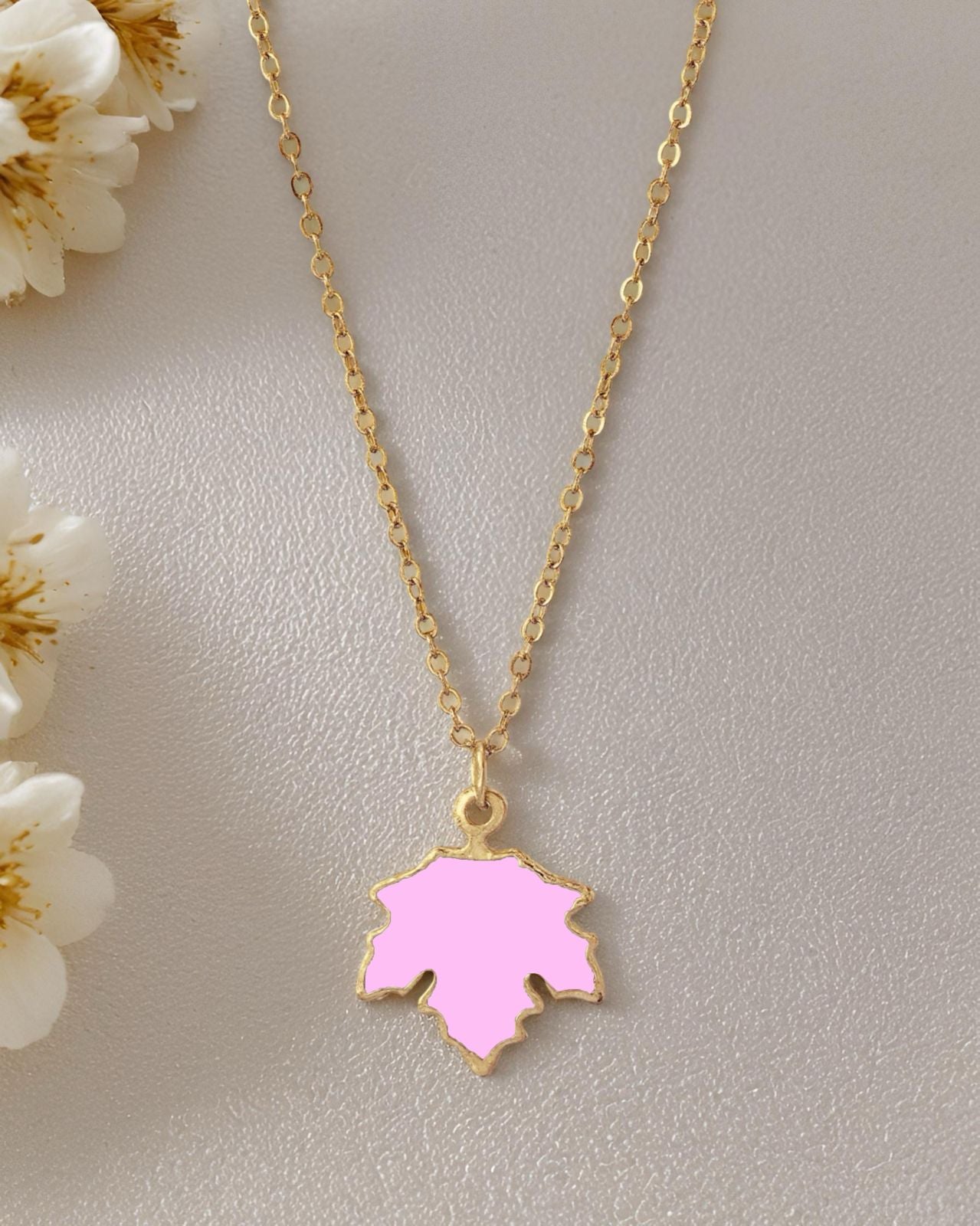 Leaf Set-Baby Pink