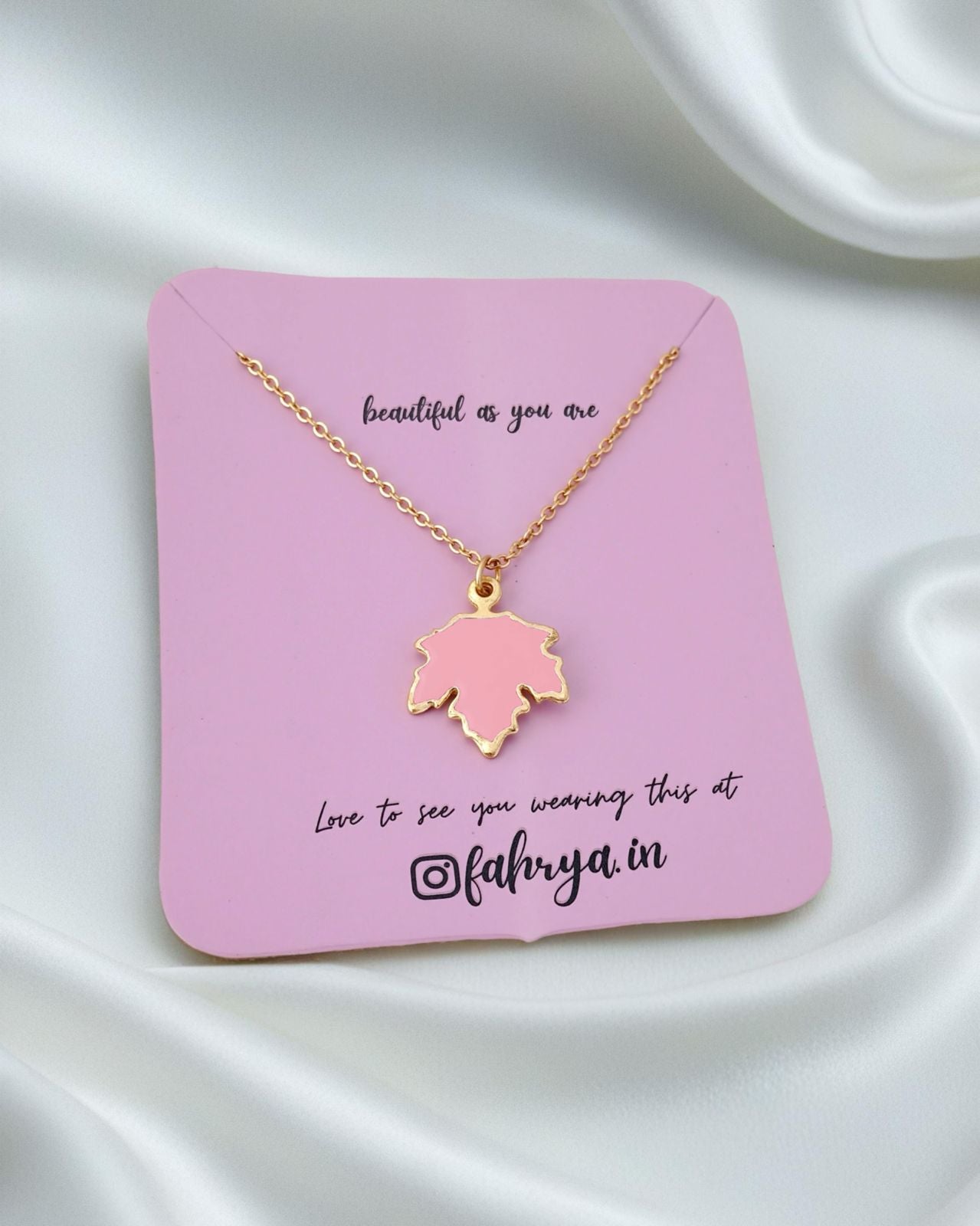 Leaf Set-Baby Pink