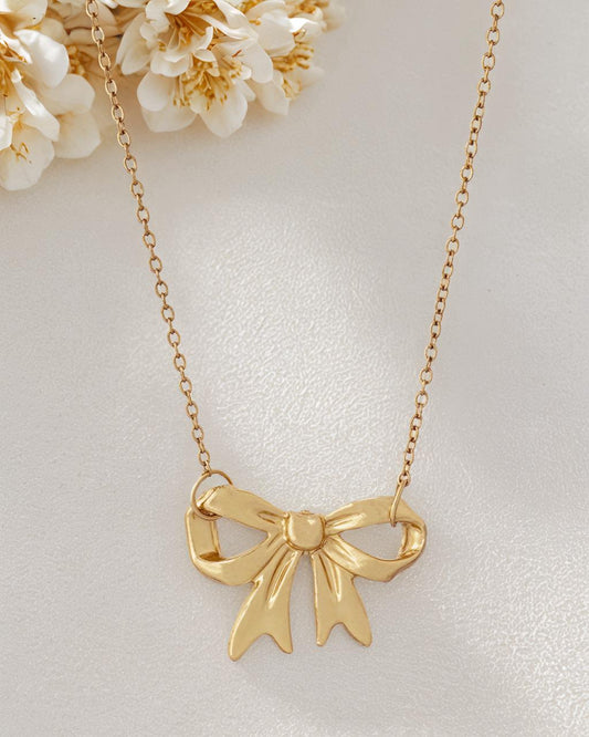 Bow Pendant Necklace