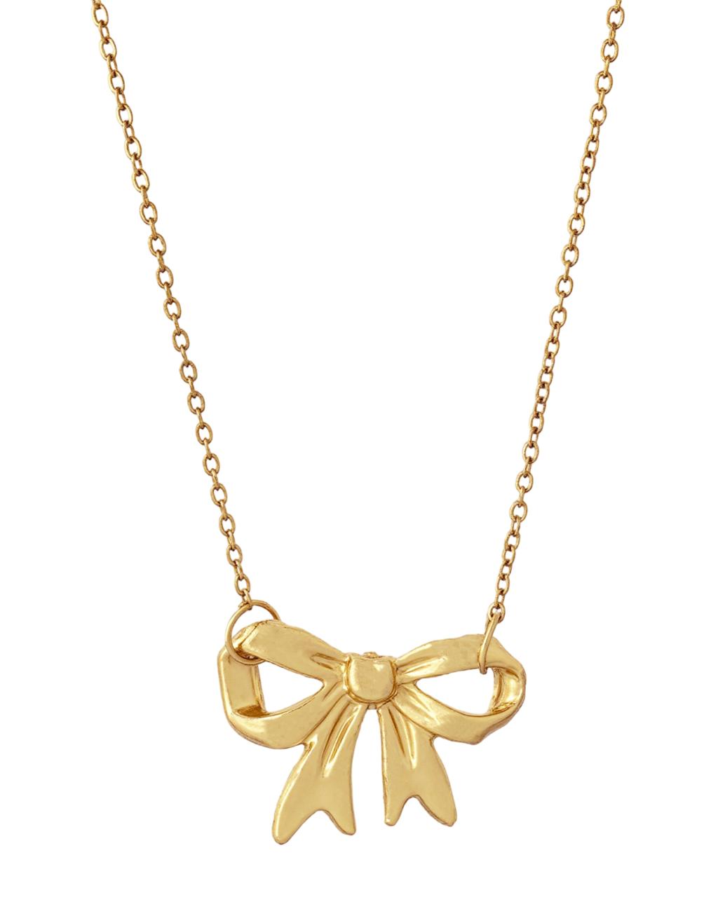 Bow Pendant Necklace