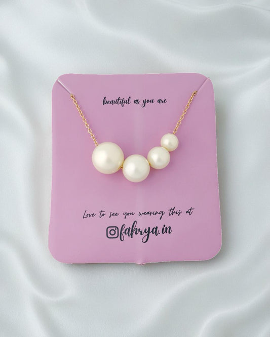 Pearl Cascade Necklace