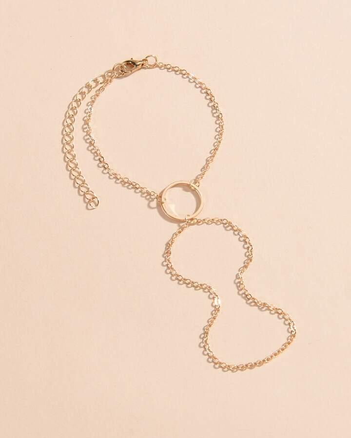 Solara Ring Chain Bracelet