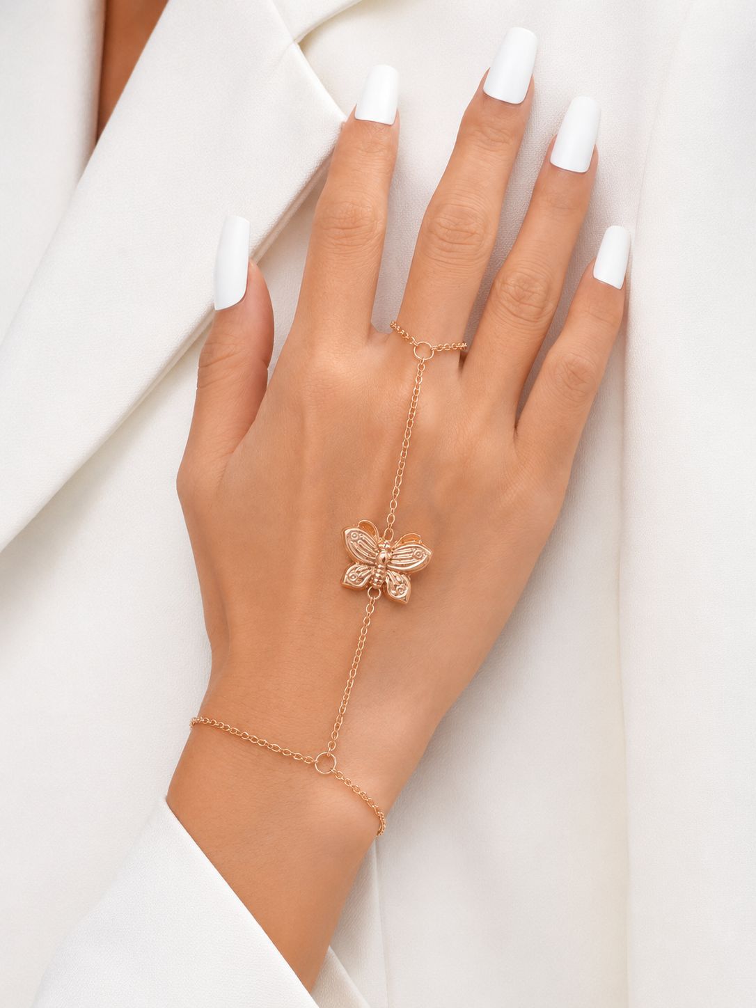 Butterfly Hand Chain Bracelet