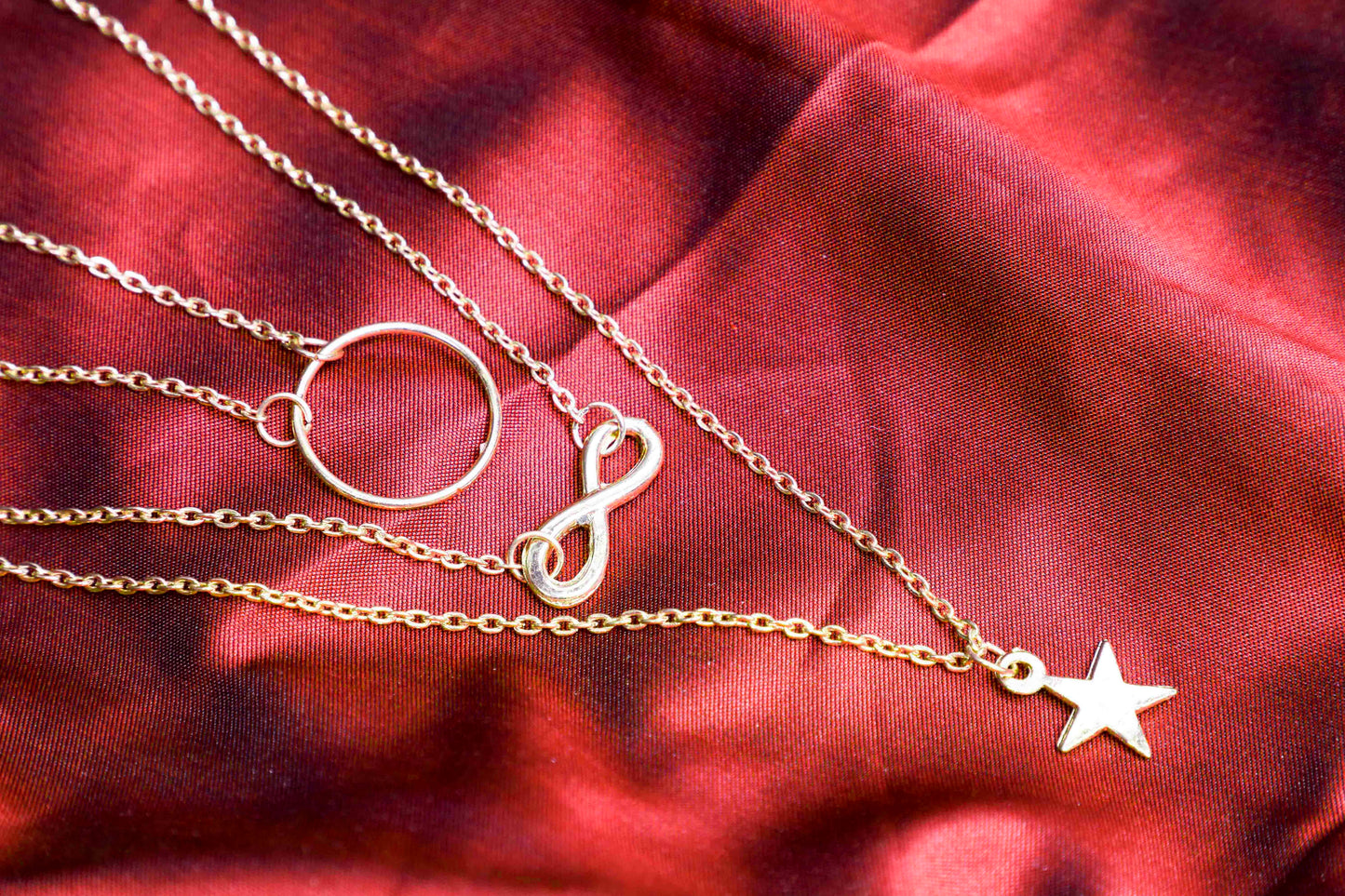 Trinity Celestial Cascade Necklace