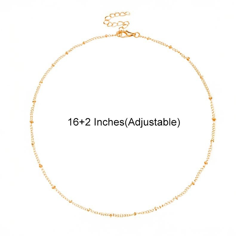 Simple Rose Gold Ball Chain