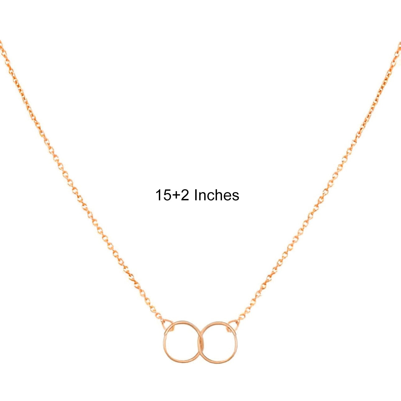 Dual Ring Pendant Necklace