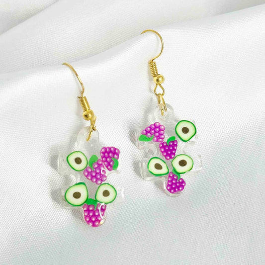 Puzzle Up Resin Earrings