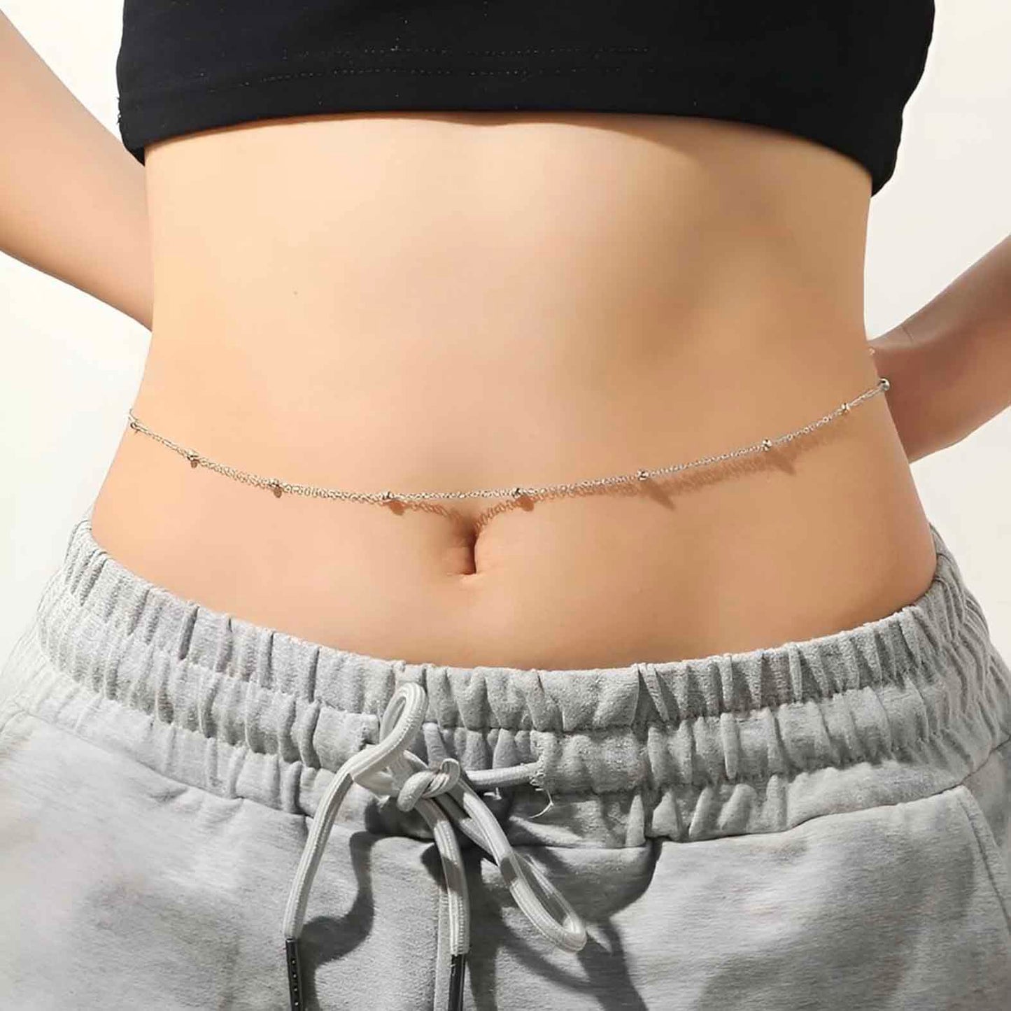 Belly Waist Chain Silver