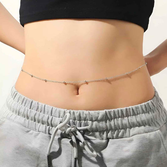 Belly Waist Chain Silver