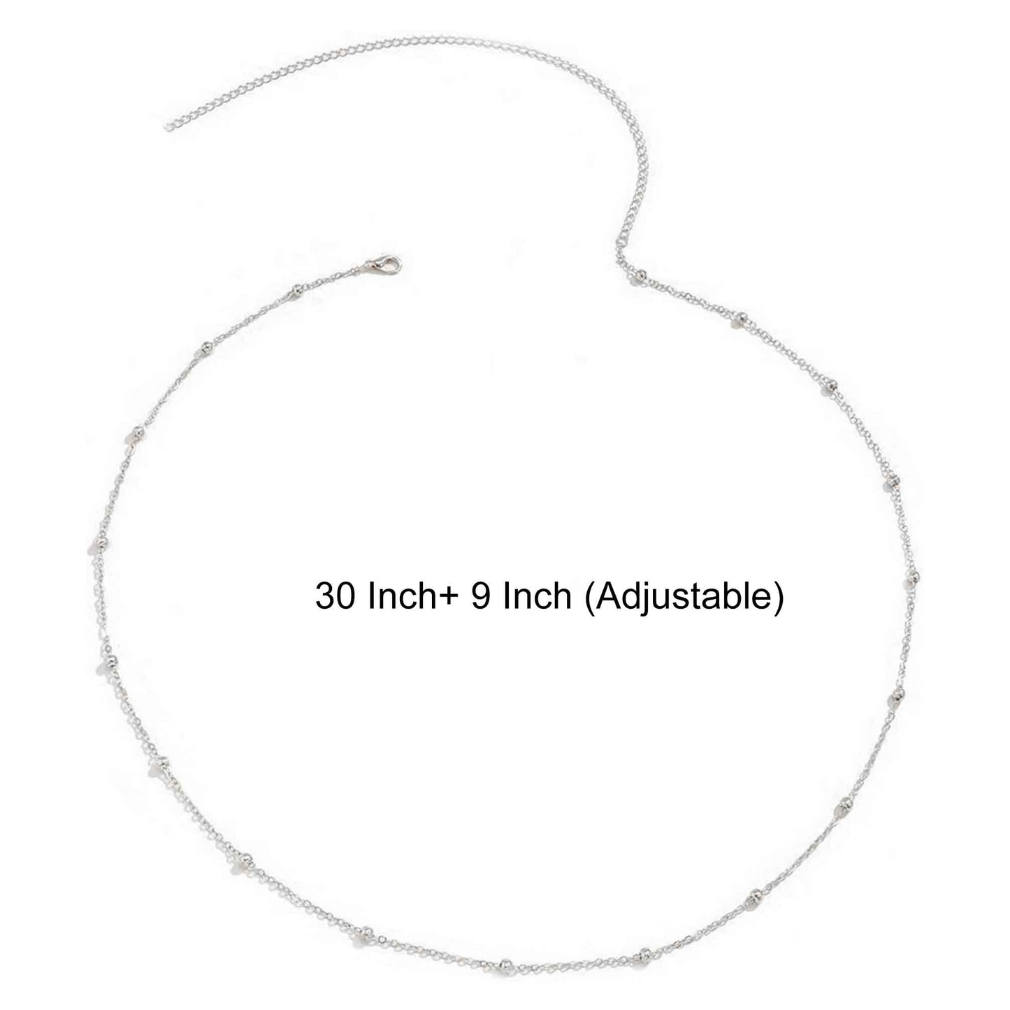 Belly Waist Chain Silver