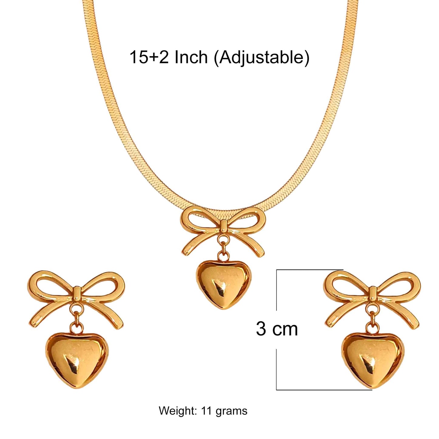 Bow Heart Set