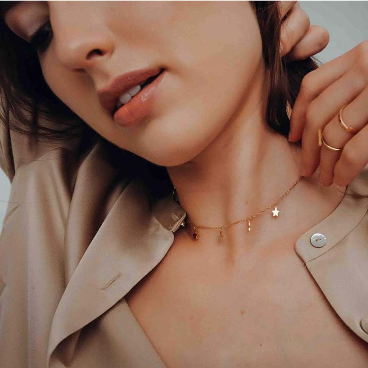 Stars Rose Gold Chain