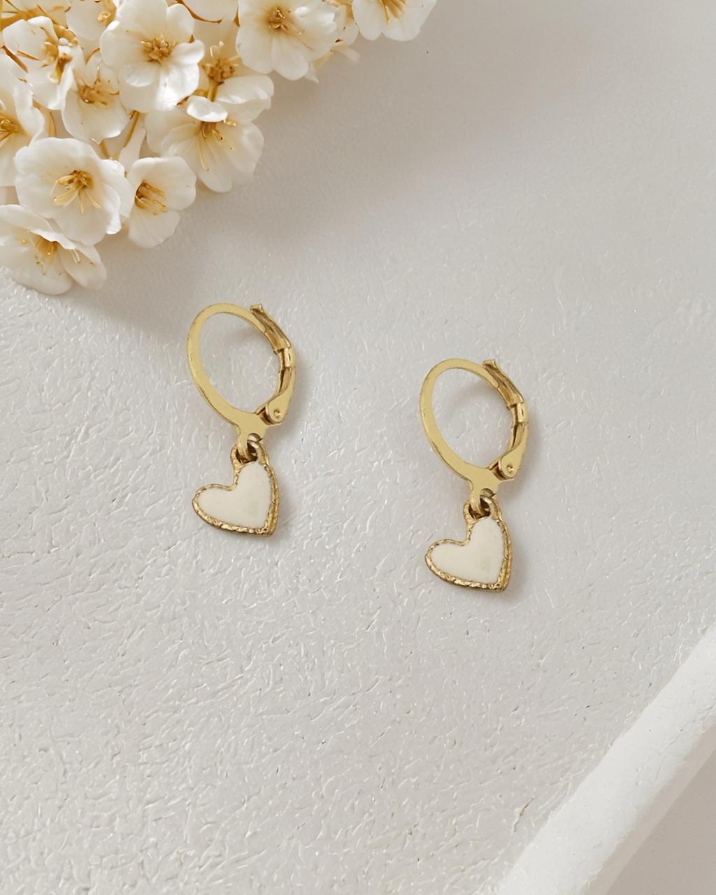 Noir Heart Earrings