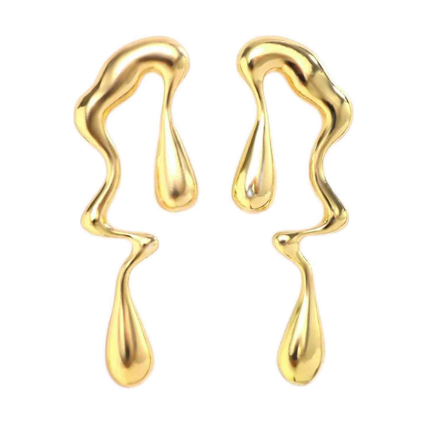 Drop Gold Earrings
