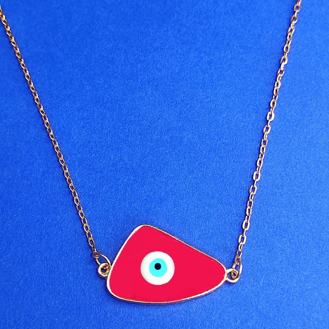 Big Red Evil Eye Necklace