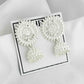 White Jhumka Earrings