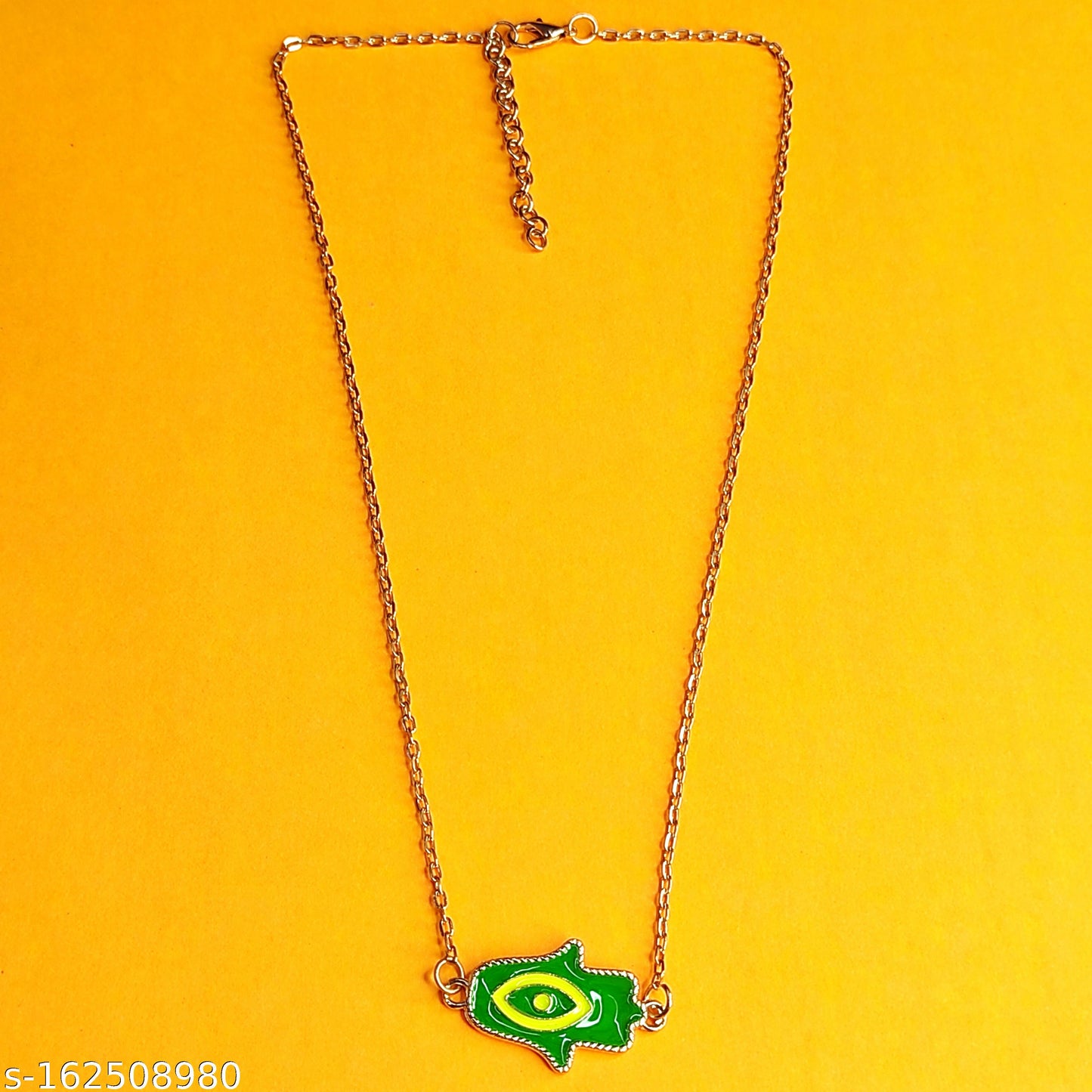 Green Evil Eye Necklace