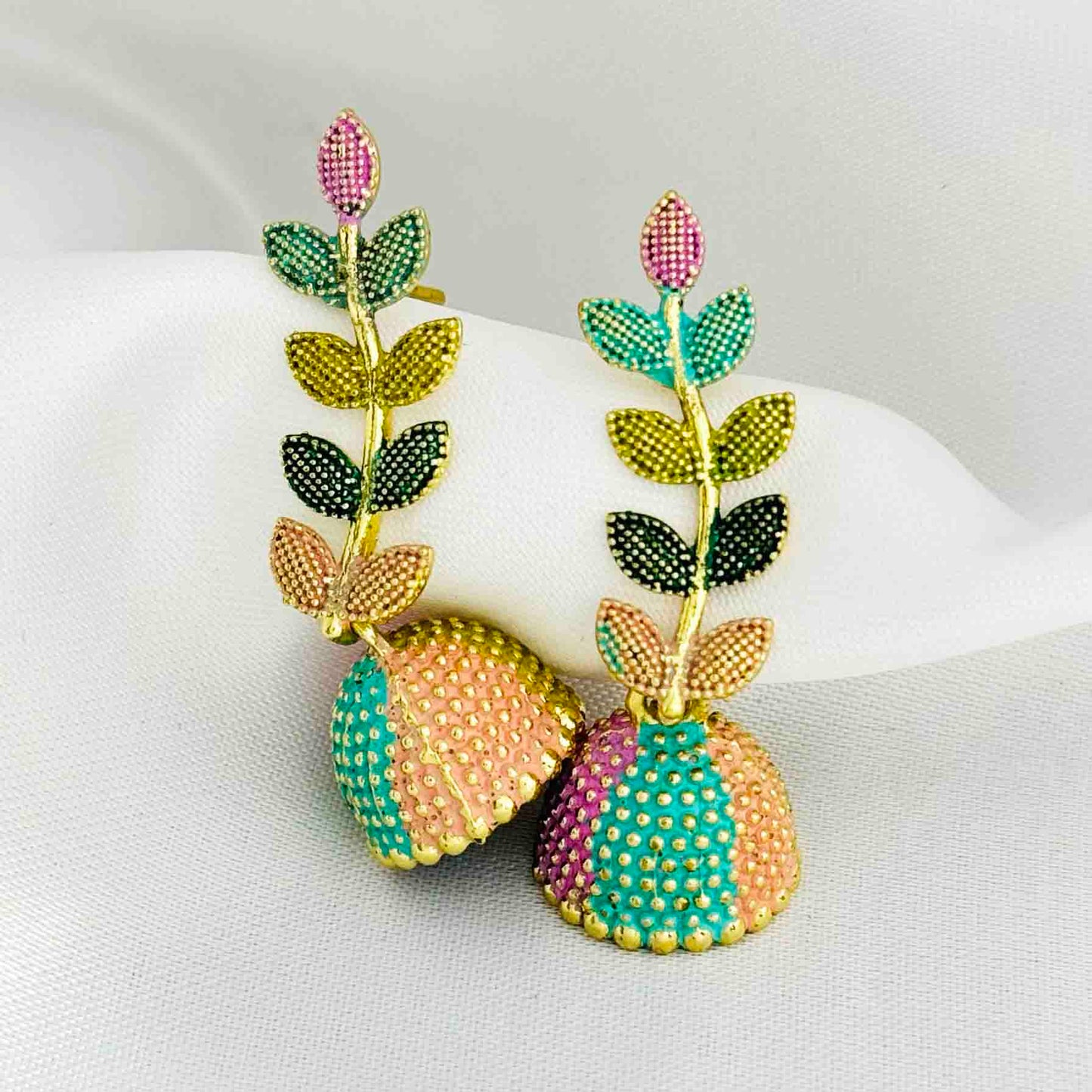 Multi Jhumka Earrings