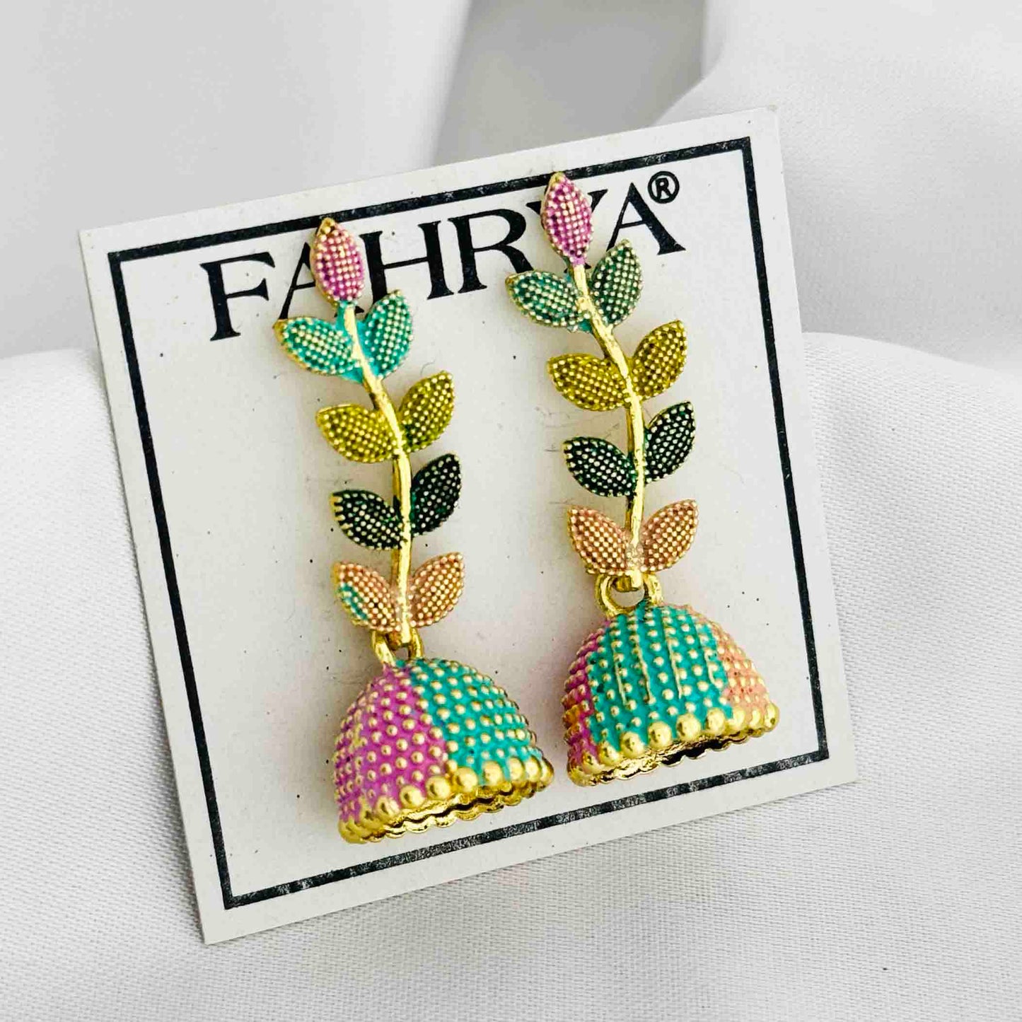 Multi Jhumka Earrings