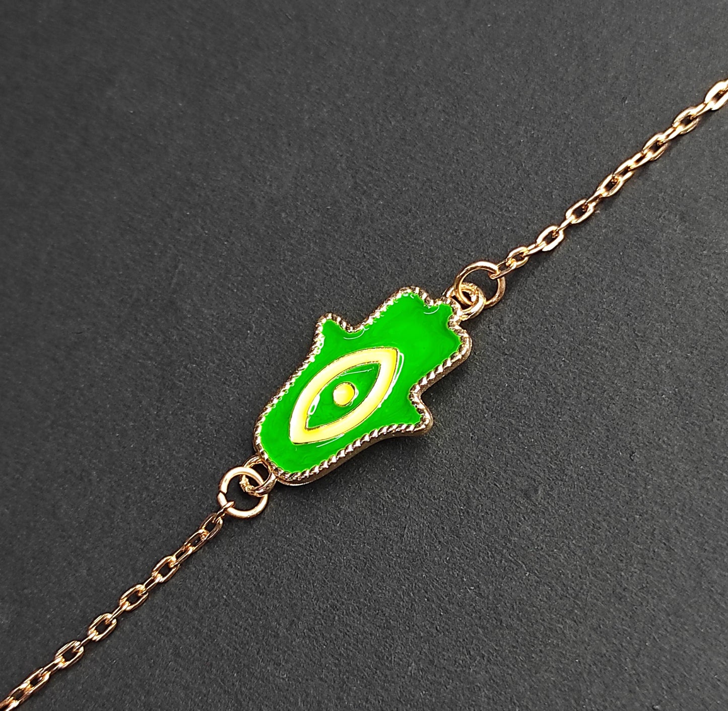 Green Evil Eye Necklace