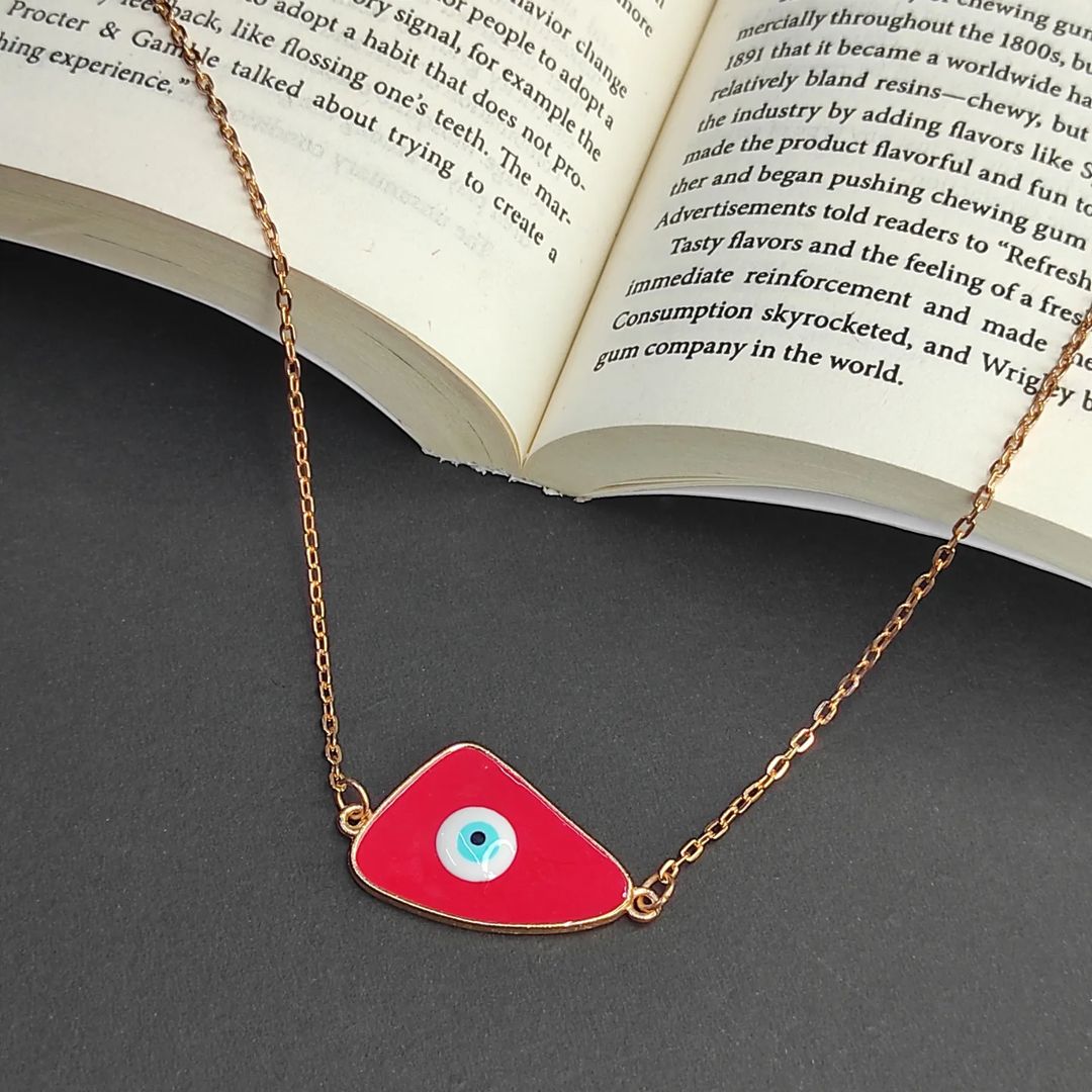 Big Red Evil Eye Necklace