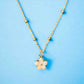 Single Layered Chain Flower Necklace