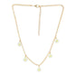 Single Five Mini Flower Layered Chain Necklace