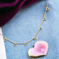 Seven Mini Heart Single Layered Chain