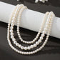 Triple Layered Pearl Neckalce