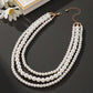 Triple Layered Pearl Neckalce