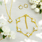 White Flower Jewelry Set
