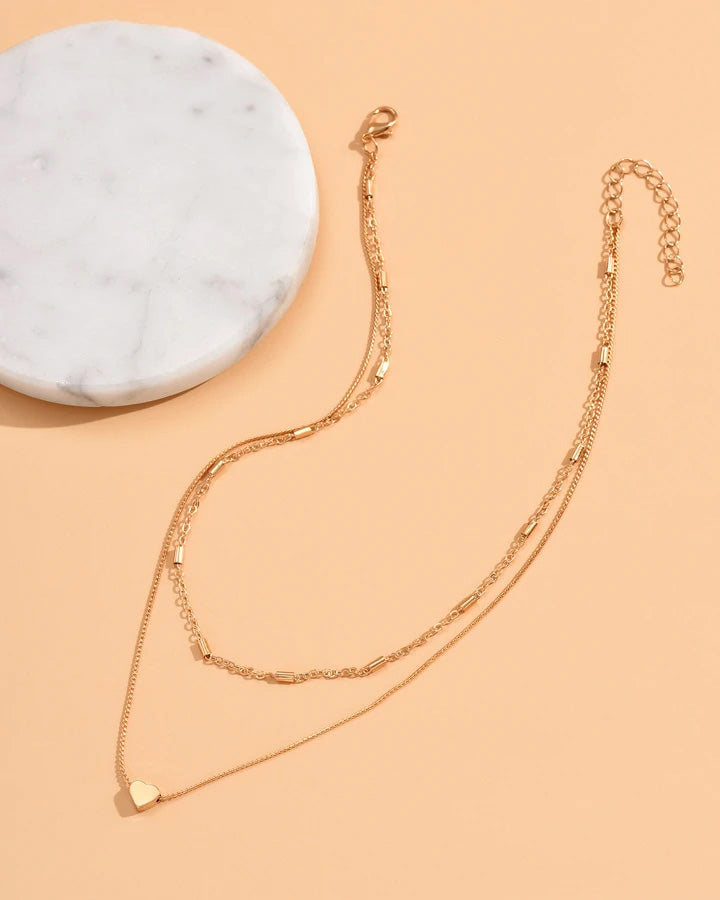Heart Love Dou Necklace