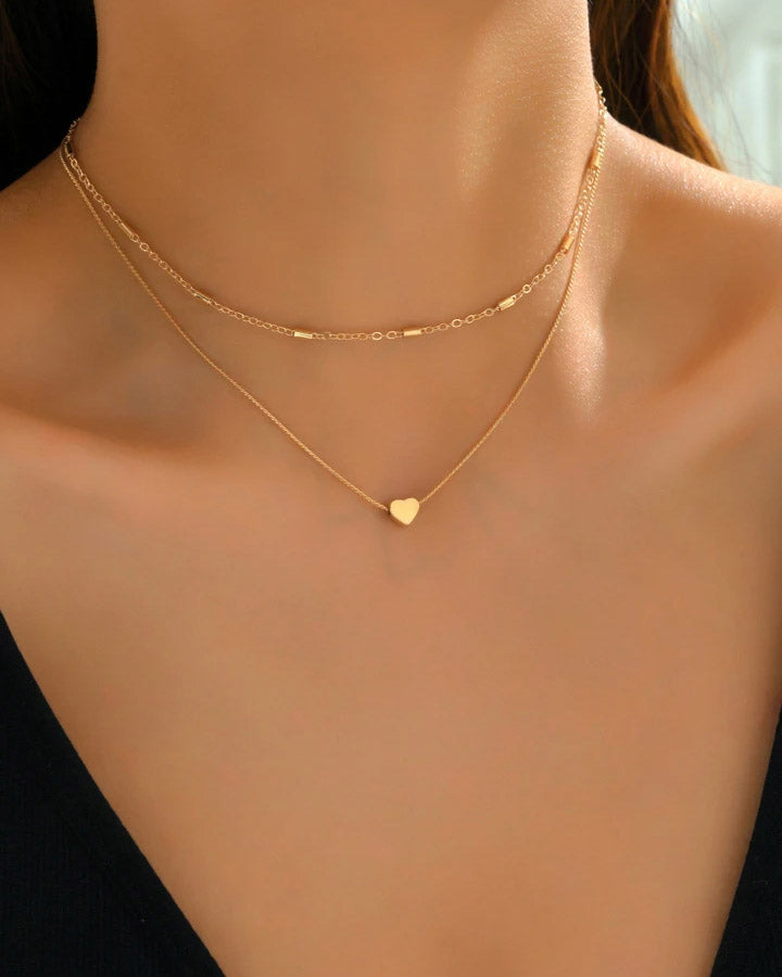 Heart Love Dou Necklace