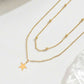 Star Dual Chain Necklace