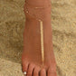 Sandy Spark Anklet Cum Toe Ring