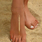 Sandy Spark Anklet Cum Toe Ring